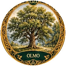 Ilustración botánica de Olmo